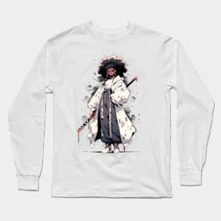 Afro Samurai Girl Long Sleeve T-Shirt